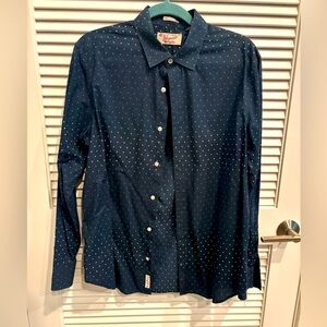 Men’s penguin polka dot dress shirt